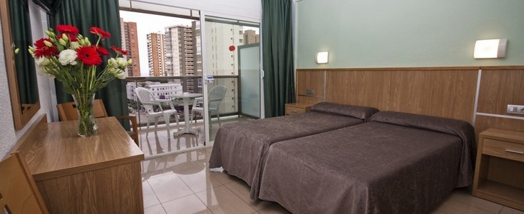 Habitación doble Hotel Perla Benidorm